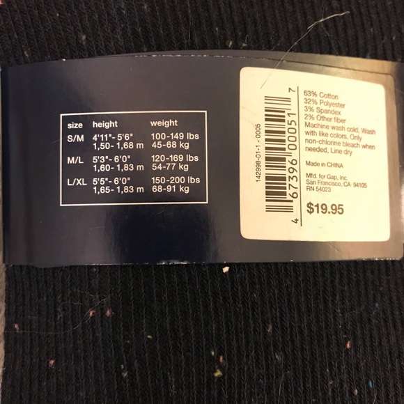 NWT Gap tights! 6 for $15 - Picture 3 of 3